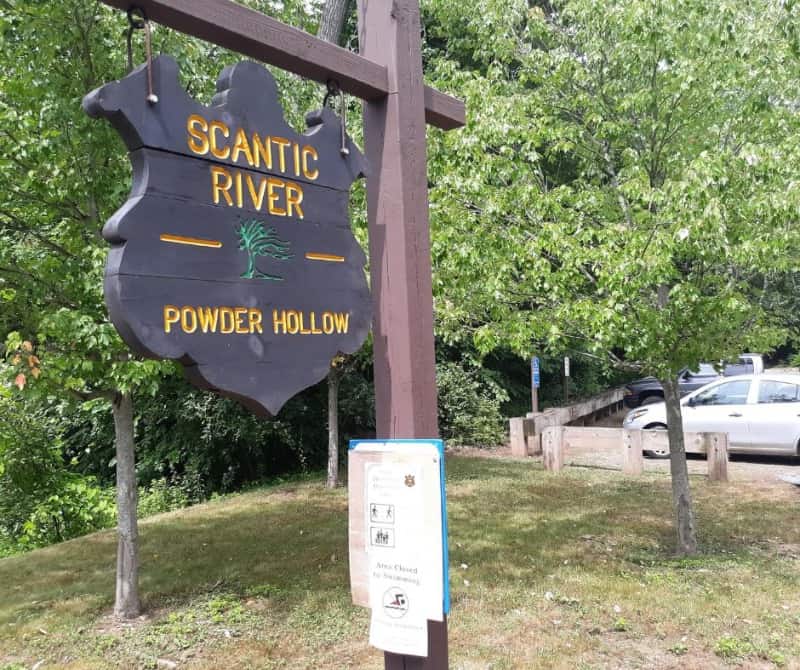 scantic river powder hollow entrance