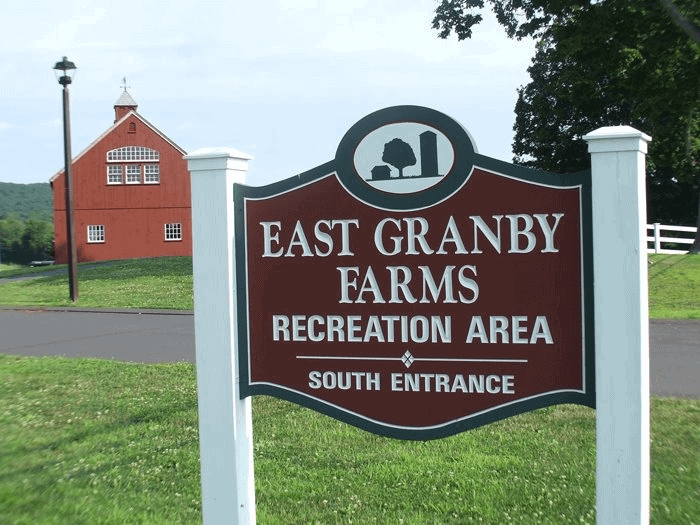 East Granby Connecticut farm sign